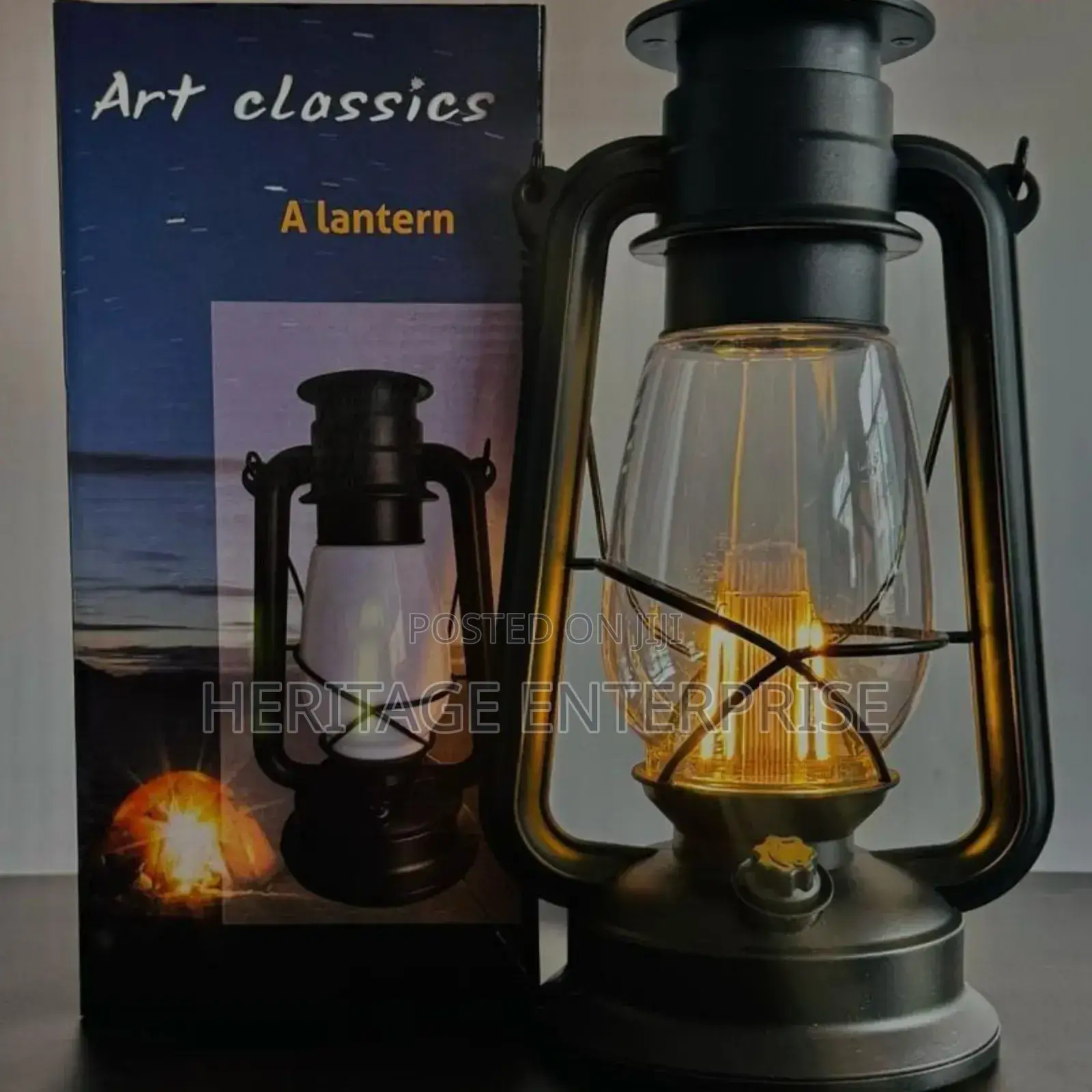 Solar Light Vintage Big Lantern