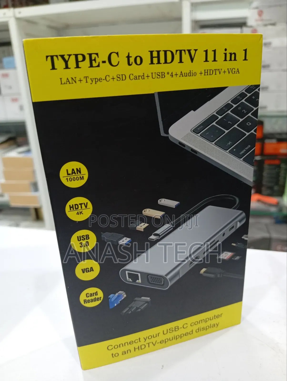 11 in 1 Usb C Hub Type C Adapter to Hdmi-Compatible Vga