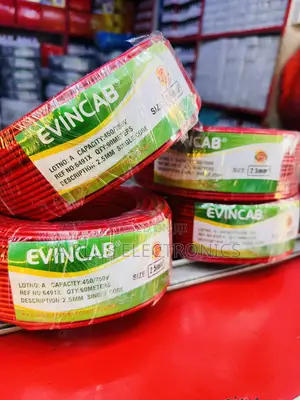 Evincab 2.5mm Single Core Wiring Cable 90m(Red) – Safe, Reliable