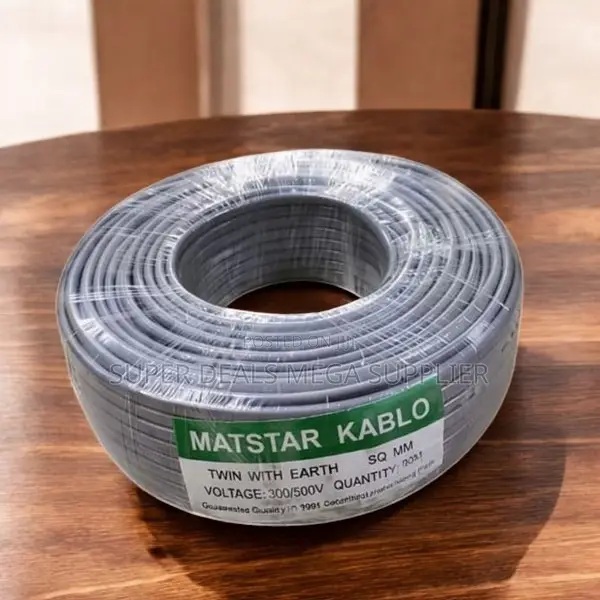 Long Lasting Performance 2.5mm 90m Twin With Earth Flat Wiring Cable