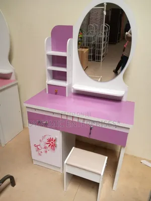 Modern Purple White Dressing Table