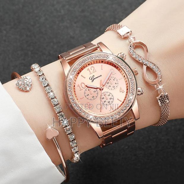 *4 in 1 Infinity Watch Set Elegant Ladies Set - thumbnail 2