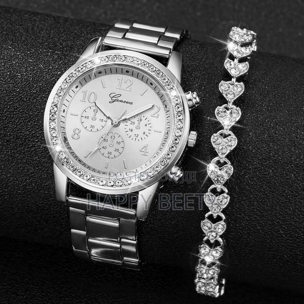 *2 Pc Geneva Ladies Watch Set* - thumbnail 2