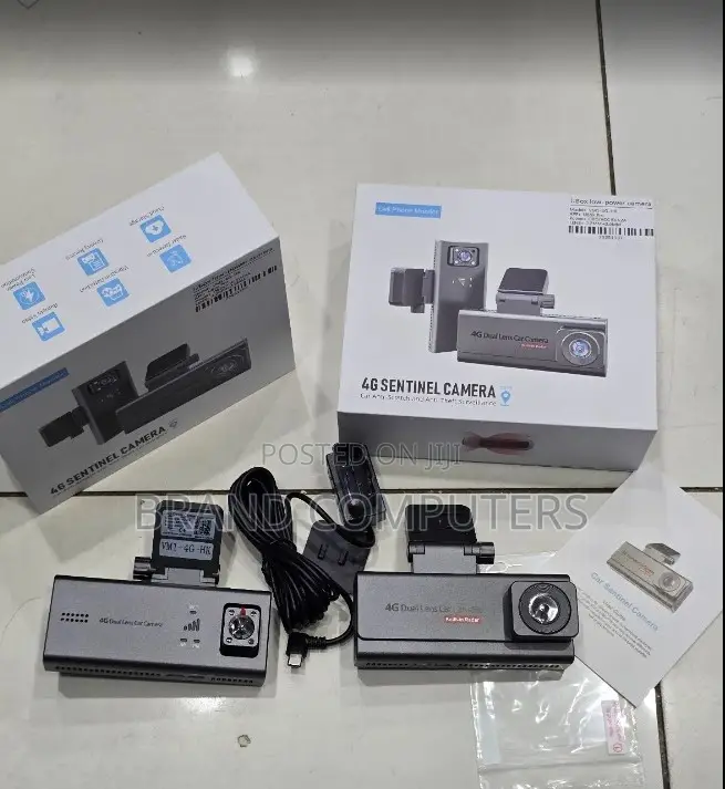4g Sentinel Car Dash Camera With Front and Inside Camera