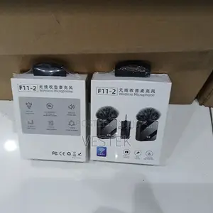 Portable F11-2 3in1 Wireless Lavalier Microphone