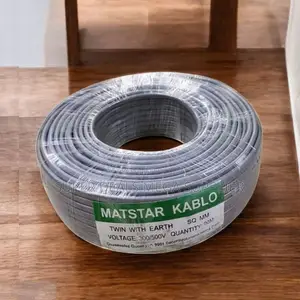 High Durability, Stable Performance 2.5mm 90m Twin With Earth Cable
