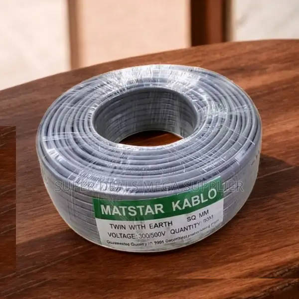 Long Lasting Performance 2.5mm 90m Twin With Earth Electrical Cable