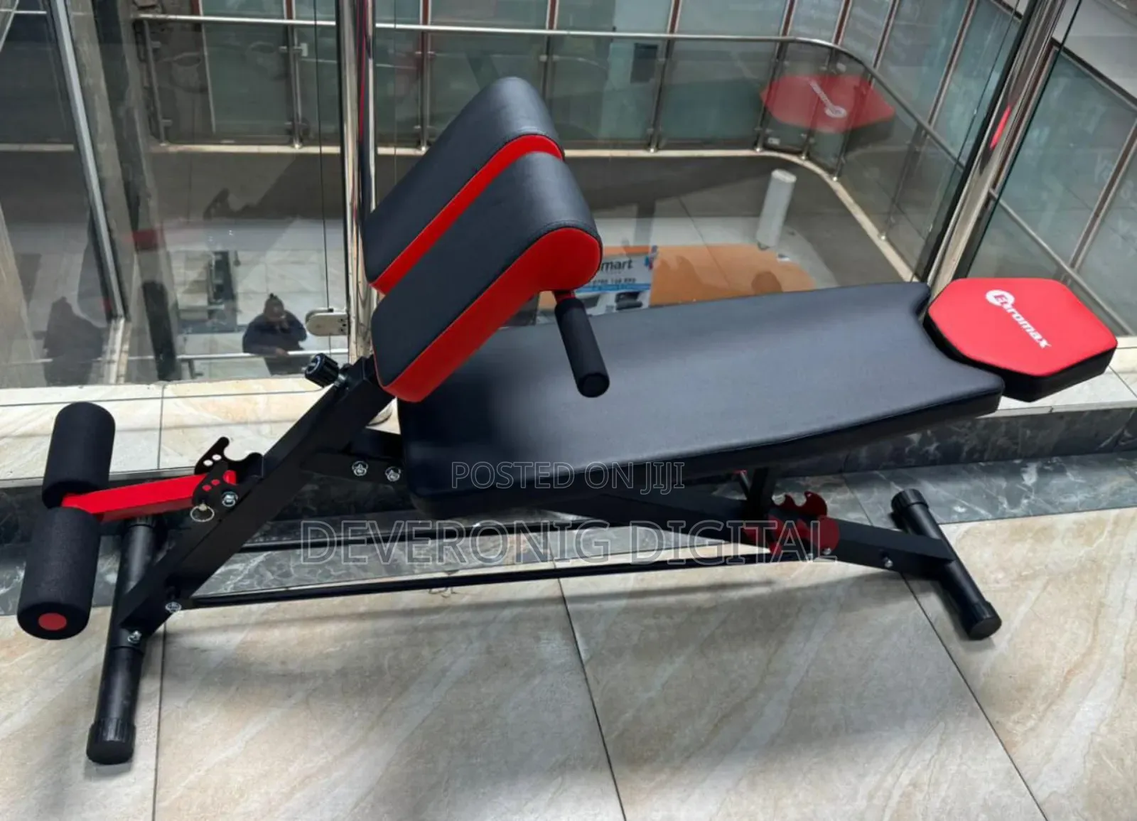 Adjustable Decline Sit-Up Bench With Leg Support 1