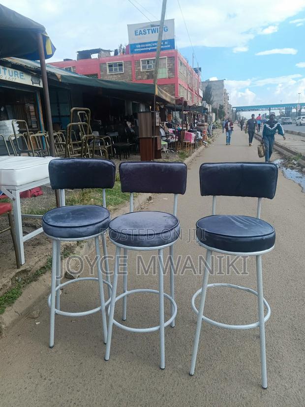 Grey and White Counter Stool or Kitchen Stool.