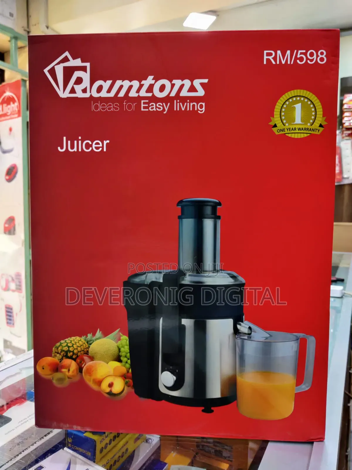 **Ramtons Juicer Rm598 800w
