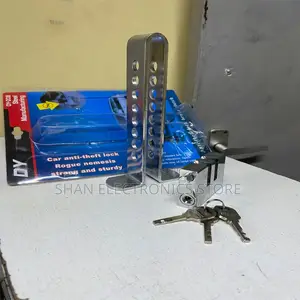 Car Security Protectionstainless Steel Car Brake Lock, 8 Holes