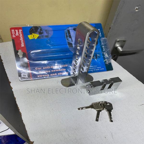 8 Hole Brake Pedal Lock Car Auto Stainless Steel Clutch Lock Antitheft - main view