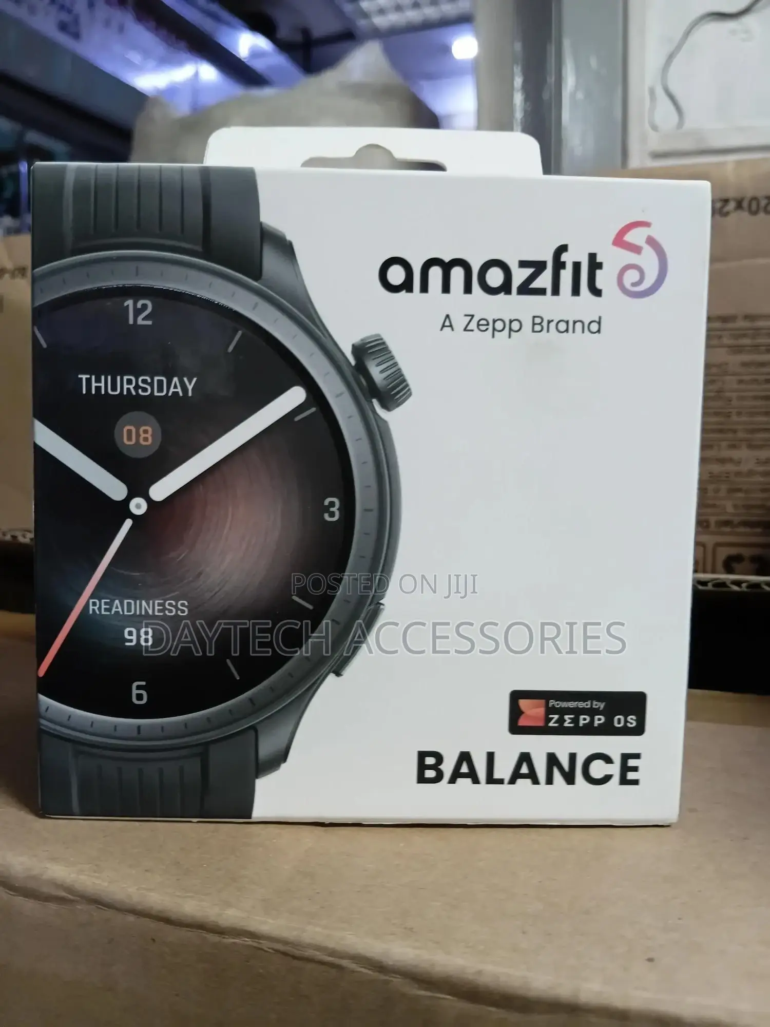 Amazfit Balance Smart Watch With Dual-Band,Gps ,Fitness Tracker -Black
