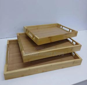 3 in 1 Bamboo Serving Tray - thumbnail 2