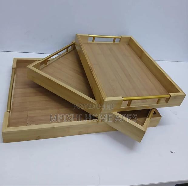 3 in 1 Bamboo Serving Tray - thumbnail 3