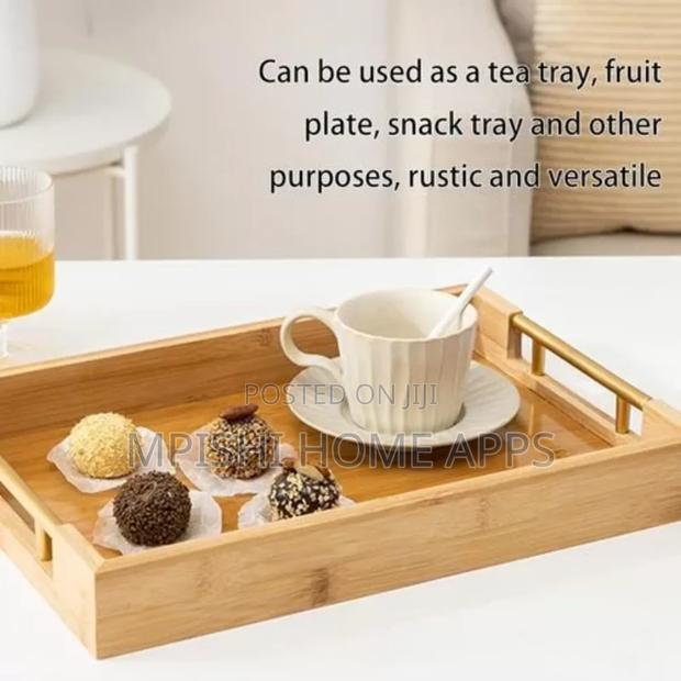 3 in 1 Bamboo Serving Tray - thumbnail 4