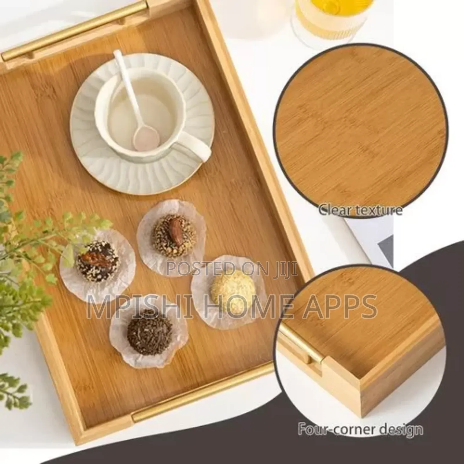3 in 1 Bamboo Serving Tray