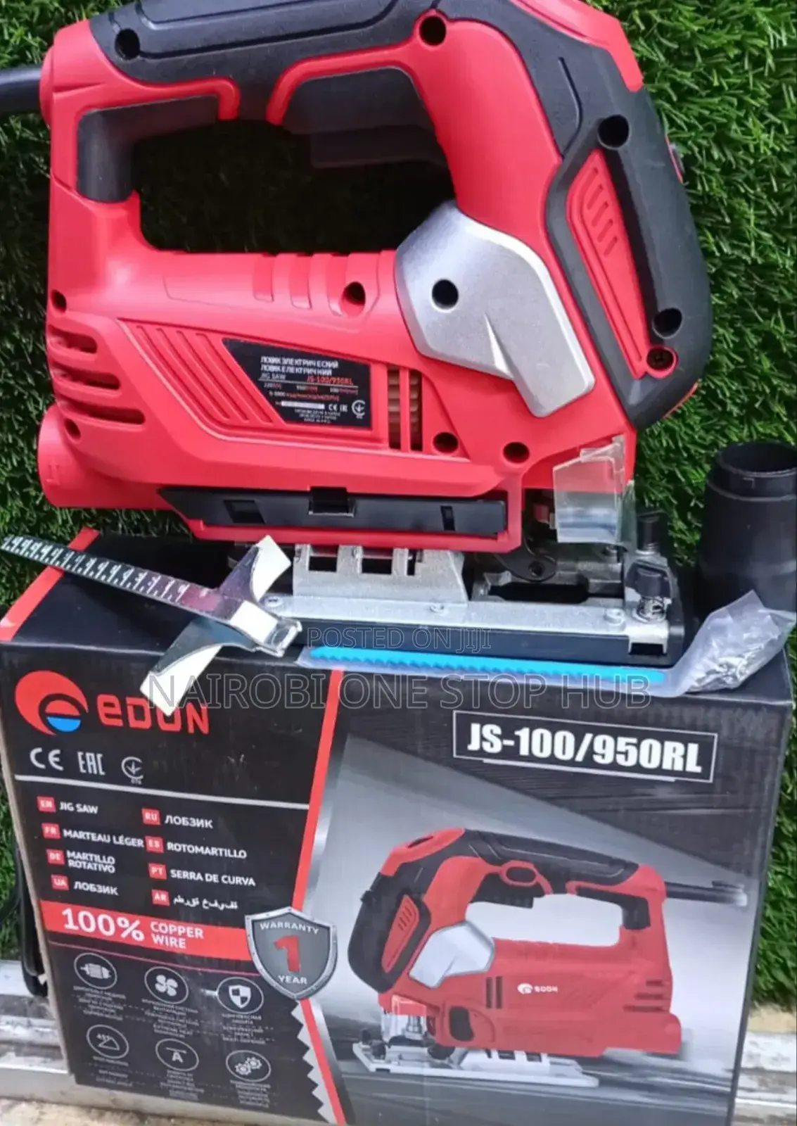 Edon Js-100/950rl Powerful Electric Jigsaw With Variable Speed