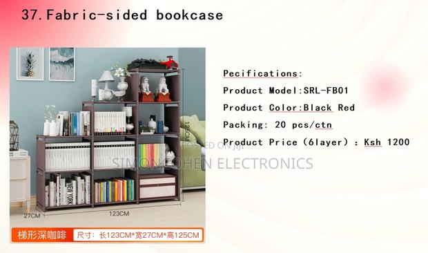 Multifunctional Fabric Bookcase