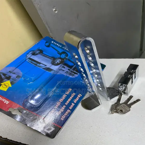 High-Quality Anti-Theft Adjustable Car Brake Pedal Lock 8 Holes