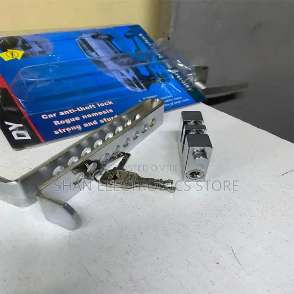 3 Keys 8 Holes Brake Pedal Lock, Anti Theft Lock Thickened Brake