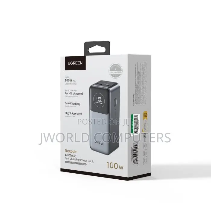 Ugreen 12000mah 100w Fast Charging Power Bank - Pb724
