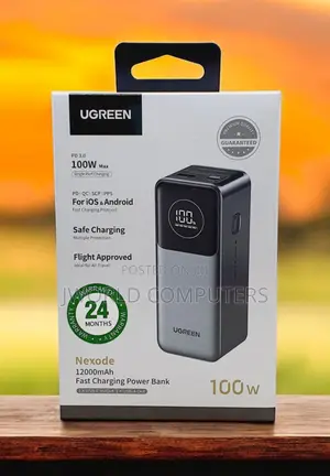 Ugreen 12000mah 100w Fast Charging Power Bank - Pb724