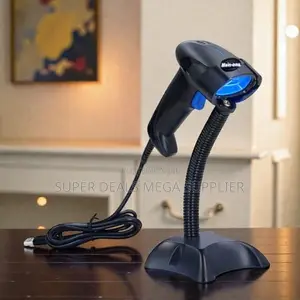 Omnidirectional 1d Handheld Laser Barcode Scanner Hands Free