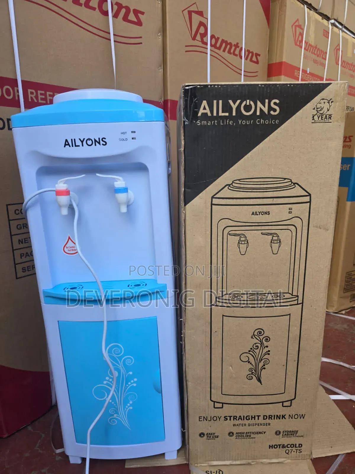 Ailyons 2 Taps Hot and Normal Water Dispenser
