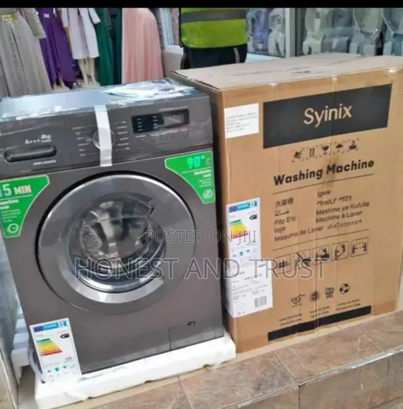 Ski8ty Syinix 8 KGS Front Load Washing Machine