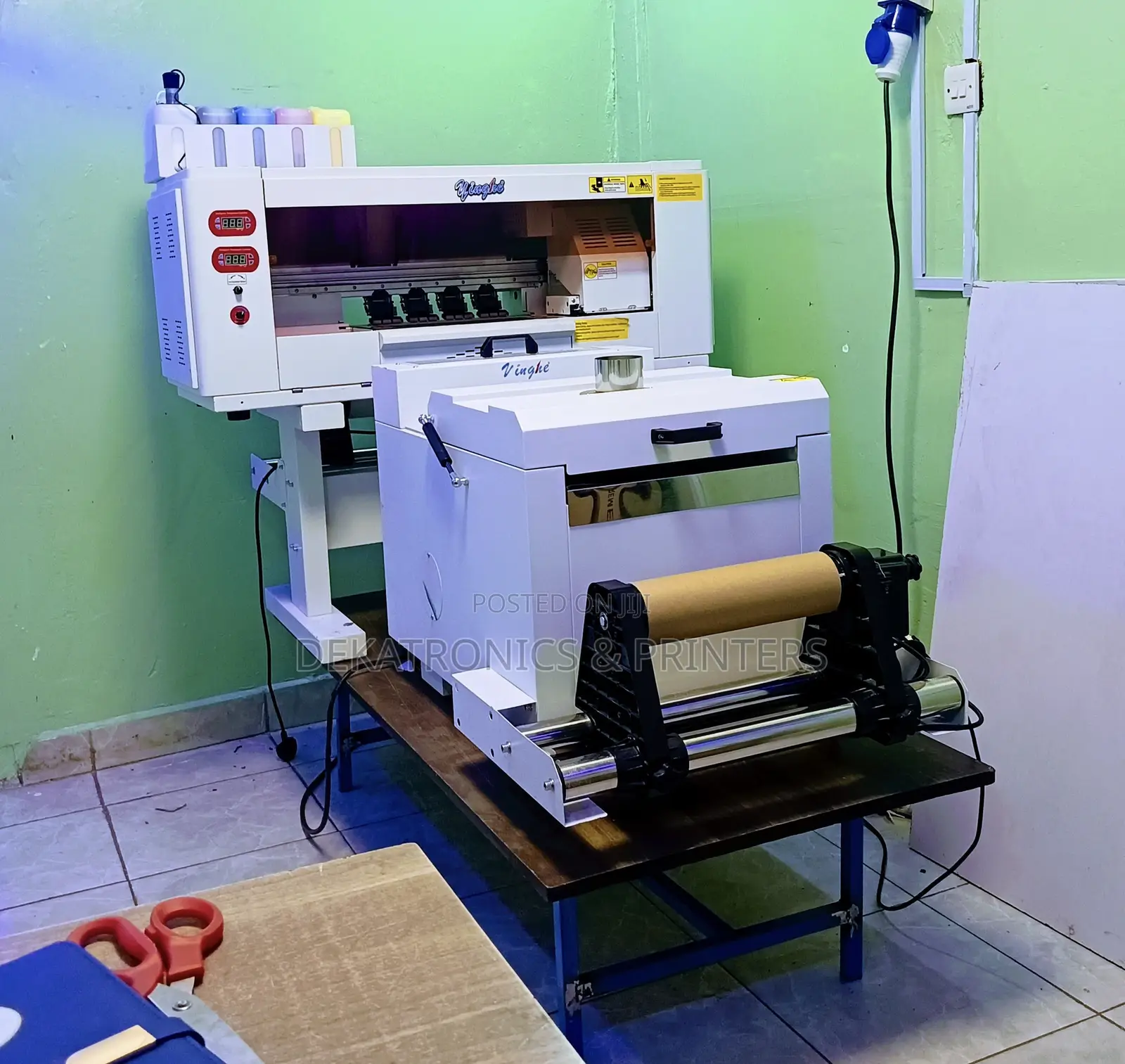 Used Yinghe 30cm DTF Printer With Double Epson Xp600 Heads