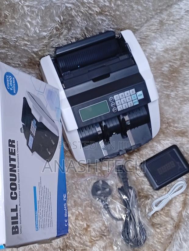 Automatic Money Bill Counter With Uv Mg Detection and Led Display - main view