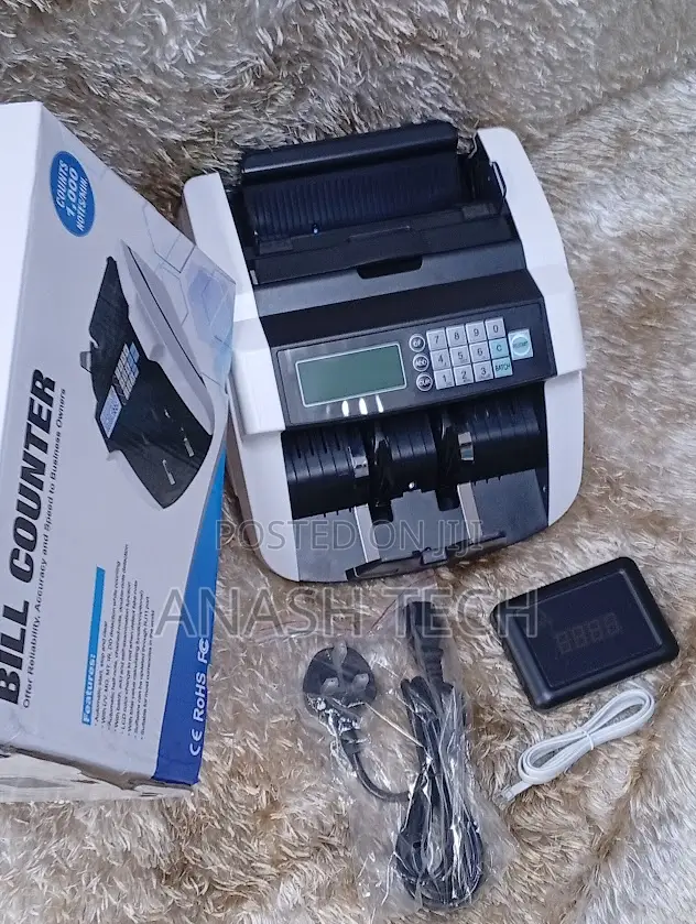 High Accuracy Money Bill Counter With Uv Mg Detection and Large Screen