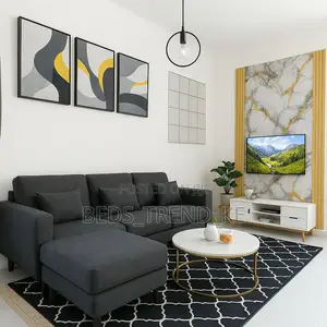 Descriptive New 6 Seater L Sofa