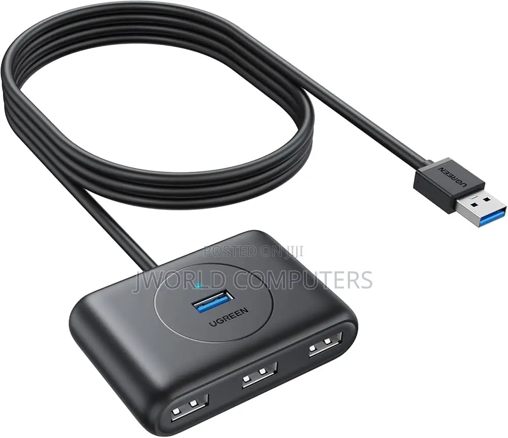 Ugreen Usb-C Usb-a 3.0 to 4-Port Hub 1m Black - Cr113