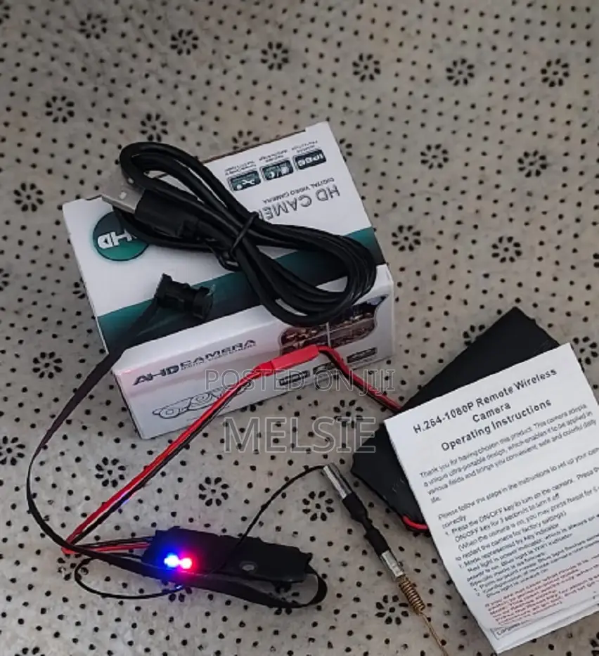 1080p Hd Wifi Streaming Pinhole Hidden Spy Camera - Tighty Security
