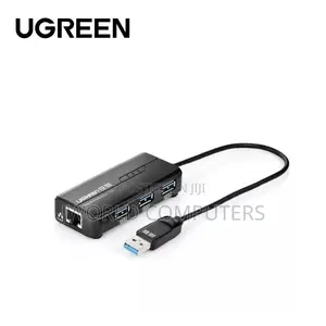 Ugreen Usb-C to Rj45 Gigabit Ethernet + Usb-a 3.0 (3 Ports) Adapter
