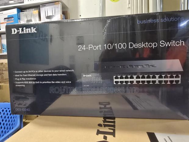 Dlink 24port Rackmount Switch Des-1024d