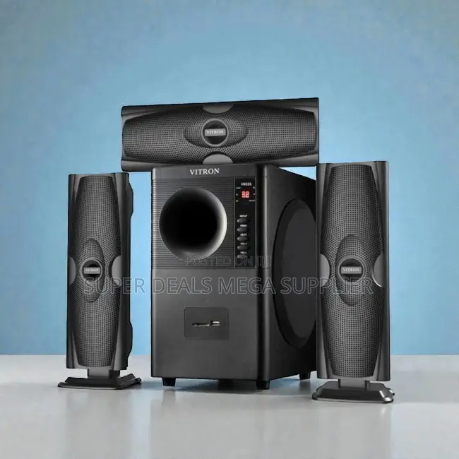 Remote Controlled Vitron V635 3.1 Channel Bluetooth Speaker System