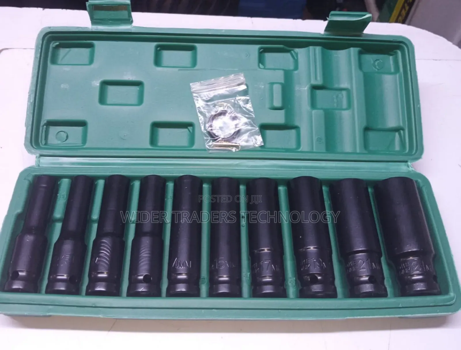 10pcs Long Pneumatic Socket Wrench Nuts
From No 12-23 Mm