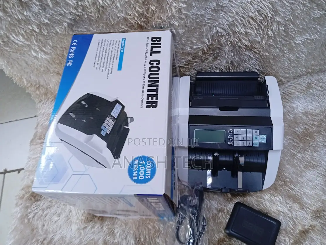 Money Bill Counter With Uv Mg Detection and Auto Add Function
