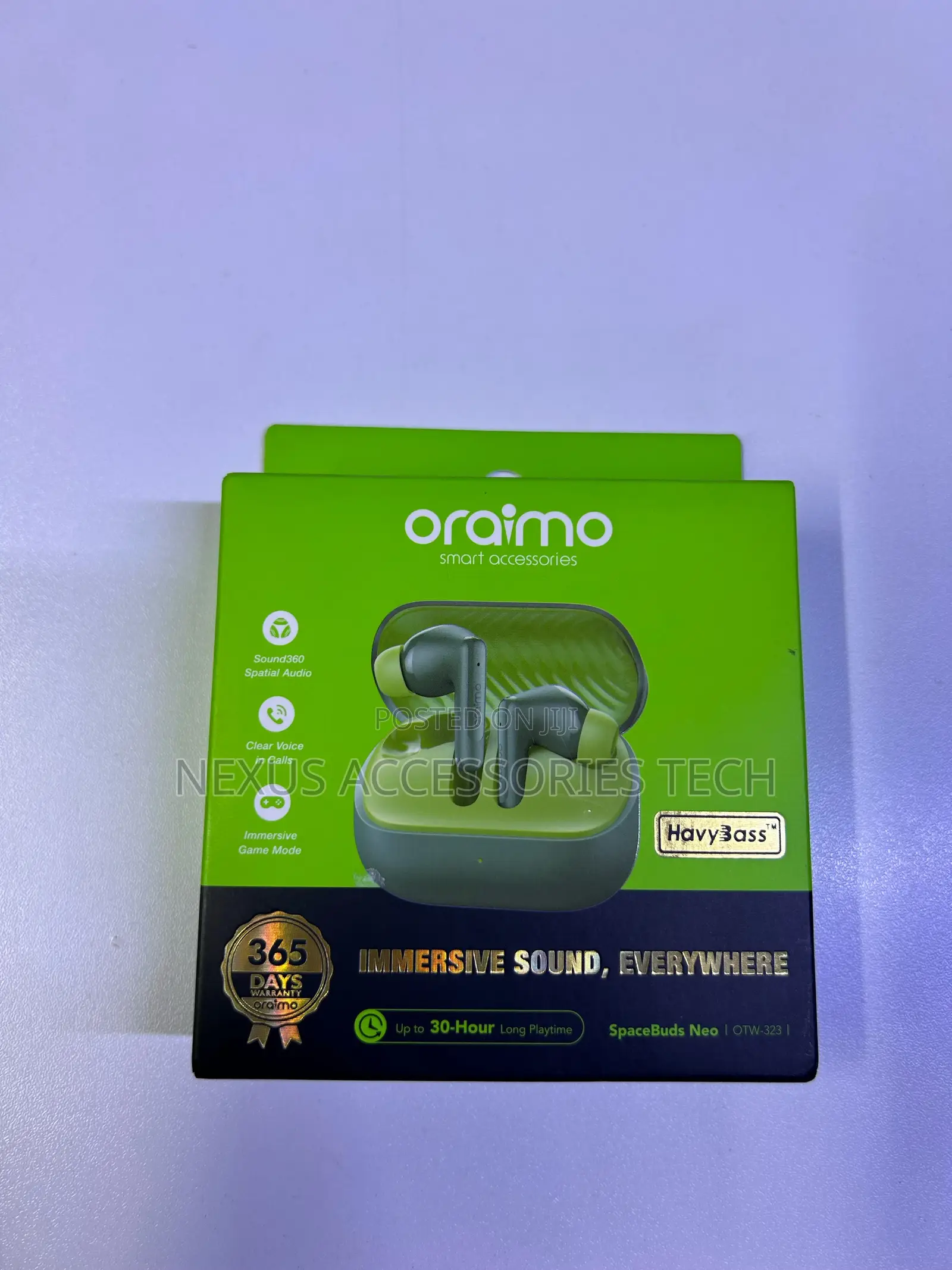 Oraimo Spacebuds Neo Original- Deep Bass/Long Battery