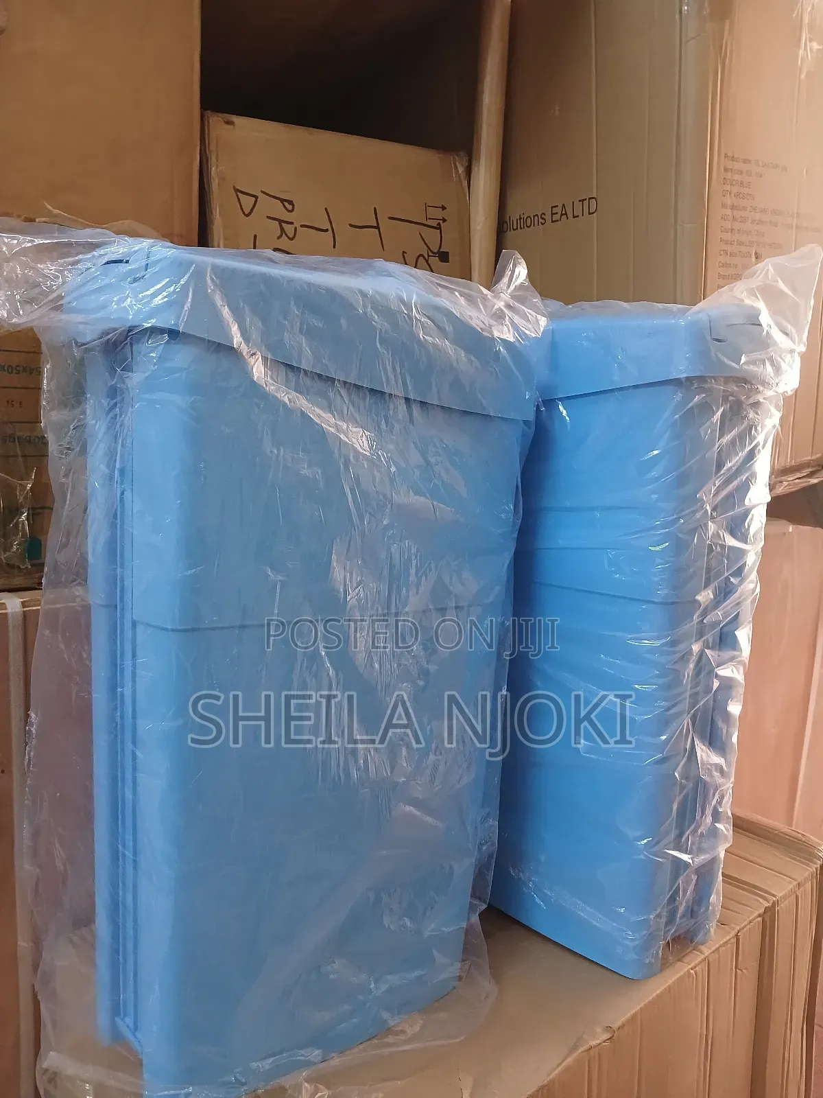 Sanitary Bins Blue