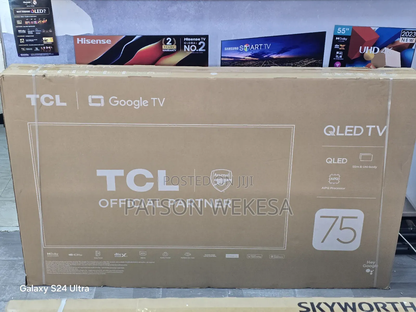 TCL 75 Inch P7k Qled Smart HDR Tv 75p7k – New 2025