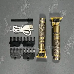 Golden Usb Vintage T9 Hair Cutting Hair Clipper Shaver