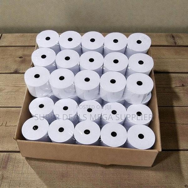 50 Pieces 80x80mm Thermal Paper Easy to Install in Any Pos System
