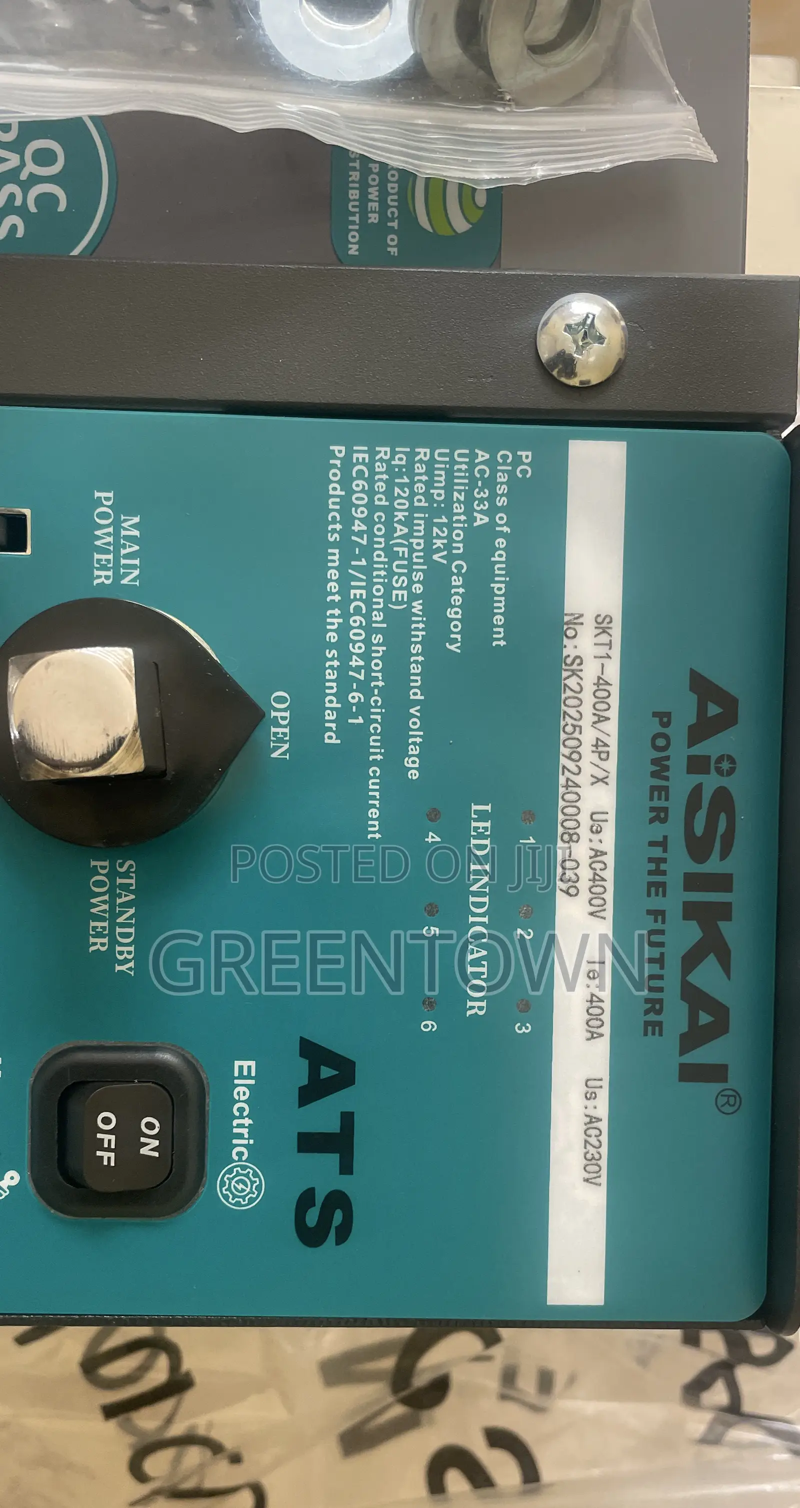 Aisikai 400a Automatic Transfer Switch (Ats)