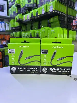 New Oraimo 100w Type-C to Type-C Fast Charging Cable 1.2m