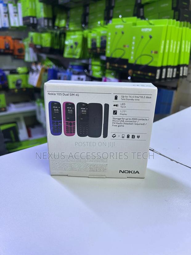 New Nokia 105 Blue - thumbnail 3