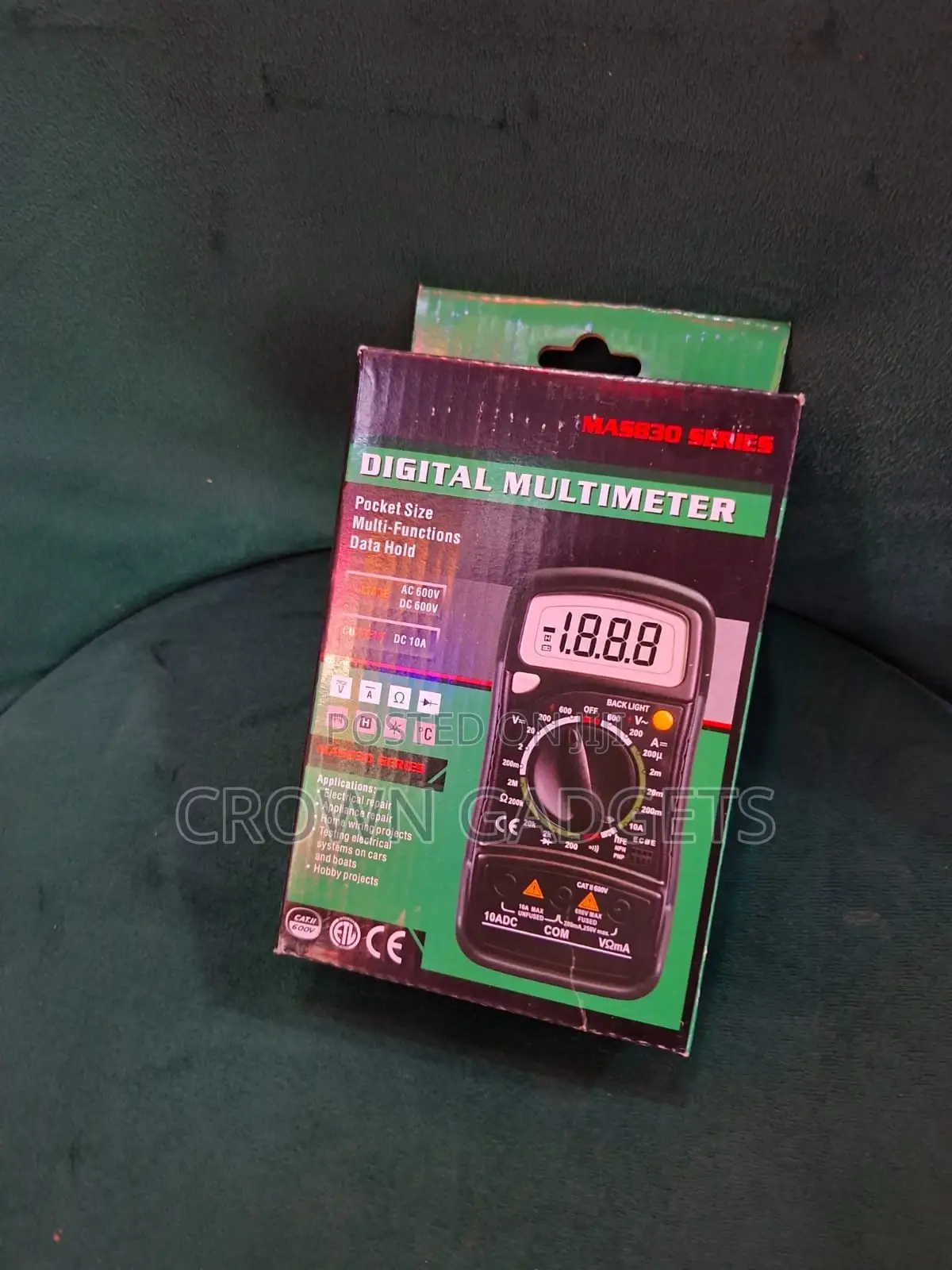 Mastech Mas830 Digital Multimeter Ac/Dc Voltage Current